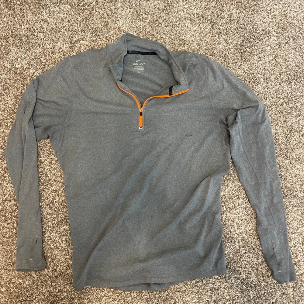 Nike quarter zip running jacket